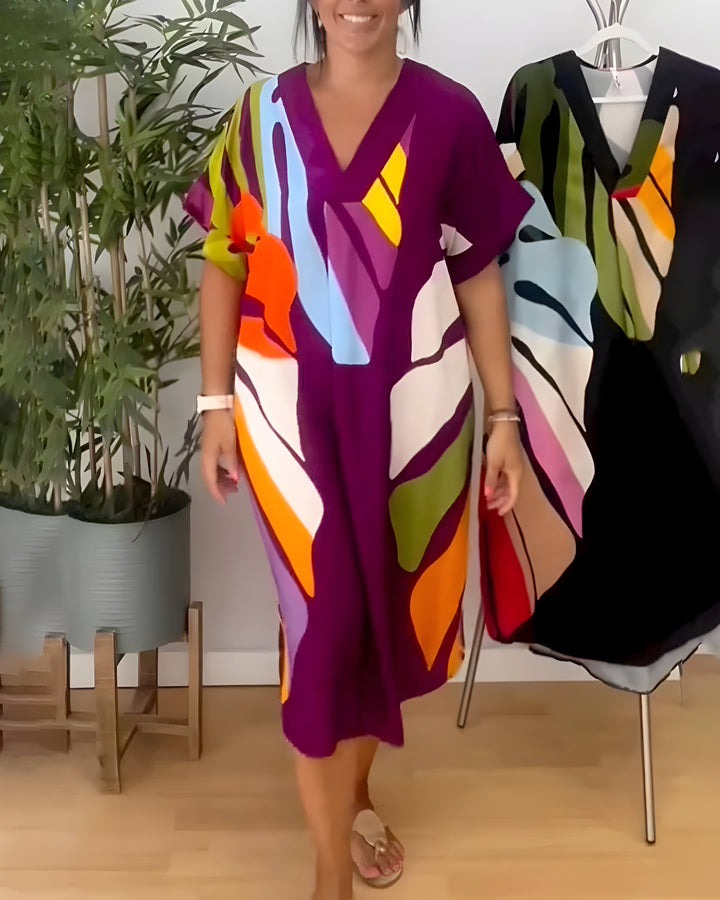 Evelora | Casual Colourful Dress