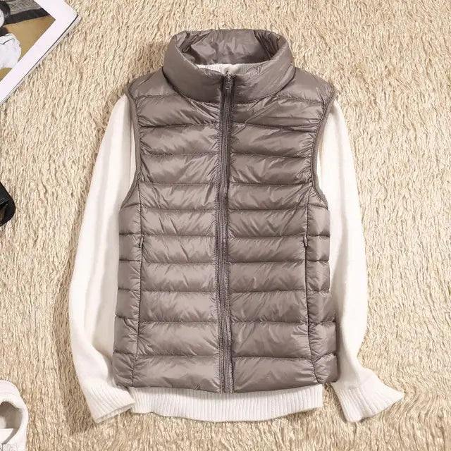 Milcah | Ultra Light Down Sleeveless Puffer Vest