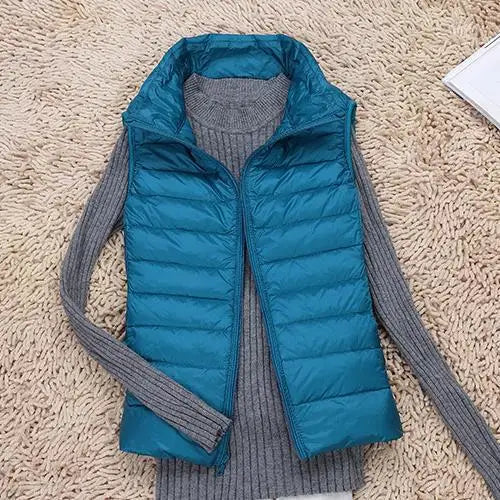 Milcah | Ultra Light Down Sleeveless Puffer Vest