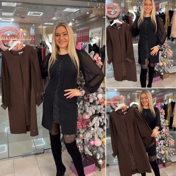 Zarielle | Long Cutout Winter Dress