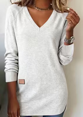 Velirayae | Stylish V-Neck Sweater Dress