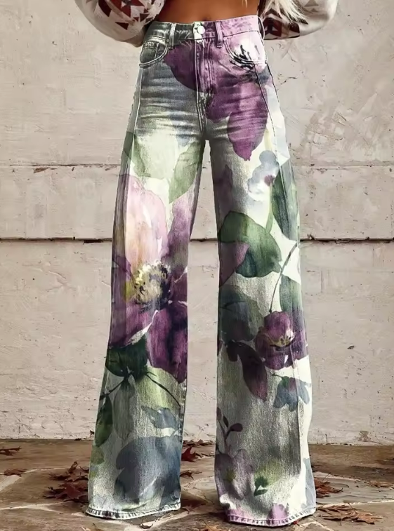 Alessia - Boho Retro Chic Pants 0