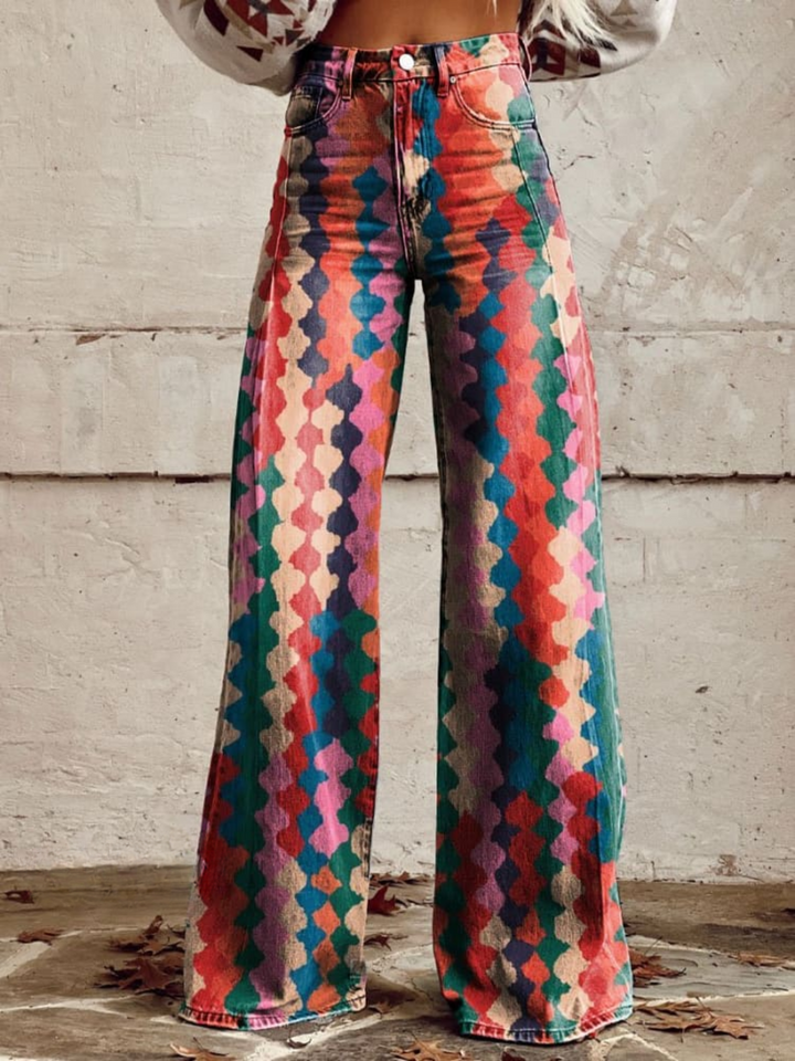 Amélie - Elegant Bohemian Pants 0