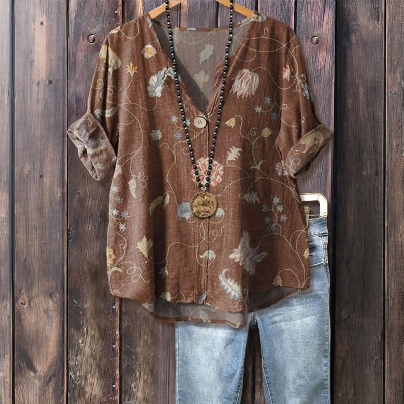 Avelina™ | Casual Vintage Blouse 0