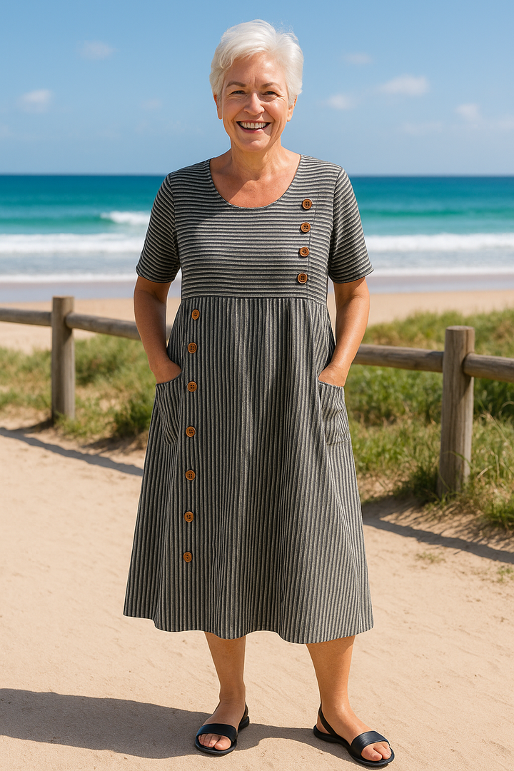 Brienne | Elegant White Summer Dress for Women 1
