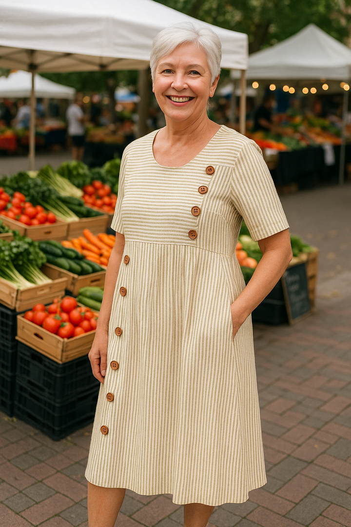 Brienne | Elegant White Summer Dress for Women 2