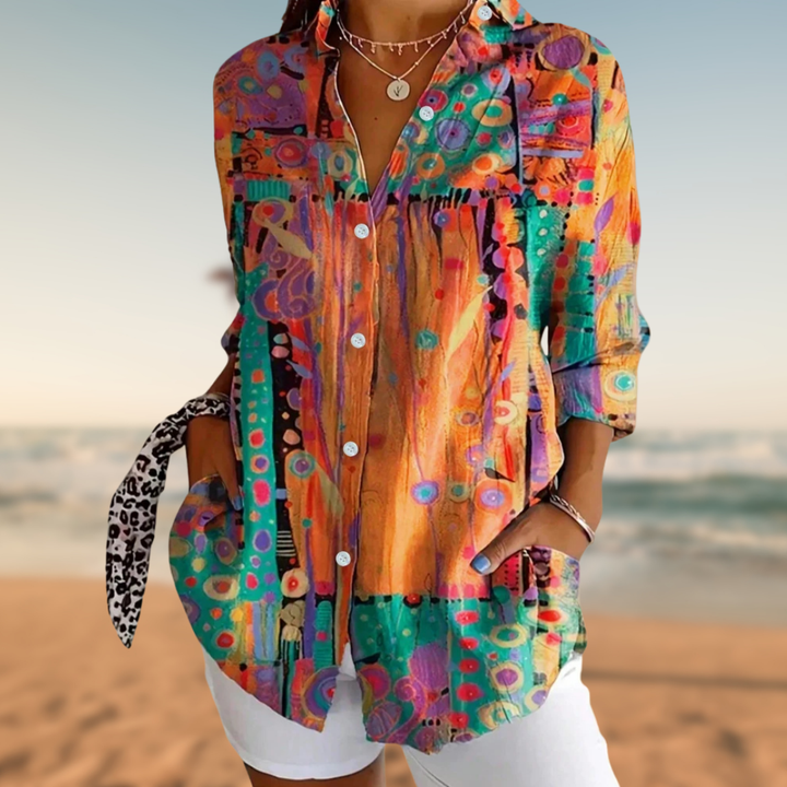 CALISTA™ | COLOURFUL BLOUSE WITH BOHEMIAN FLAIR 1