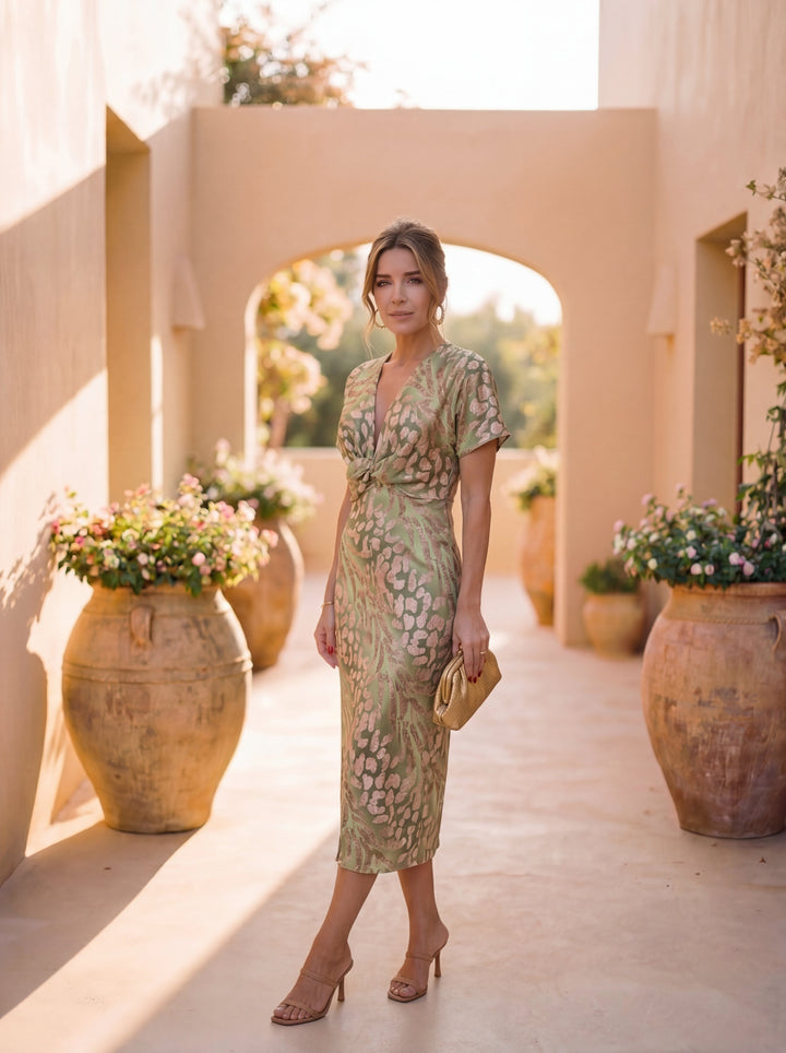 Calandra | Floral Midi Dress for Women 1