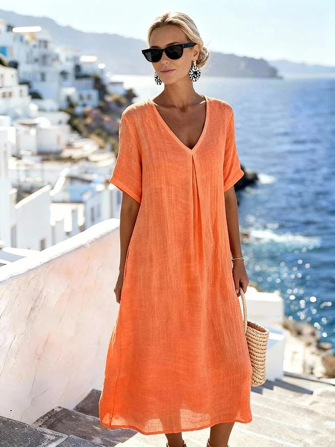 Carolina | Loose-fitting maxi dress 10