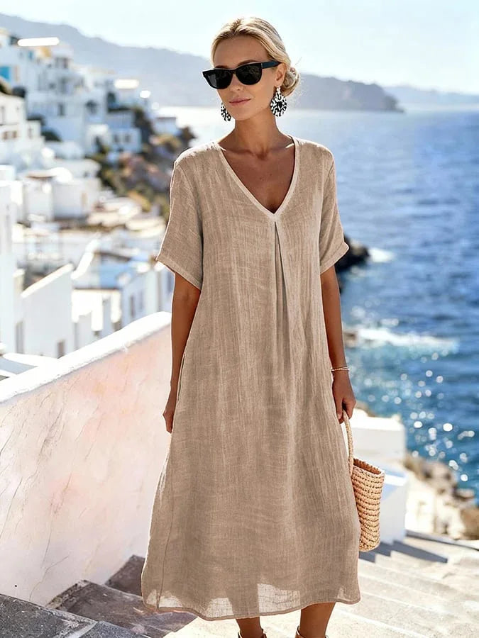 Carolina | Loose-fitting maxi dress 11
