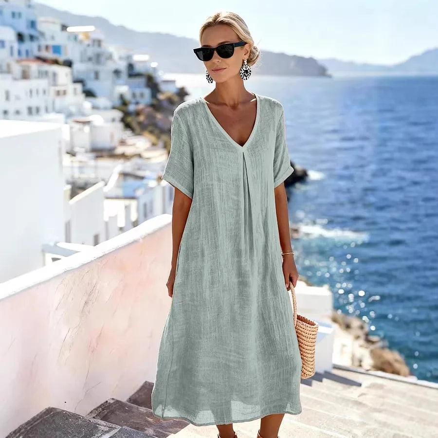Carolina | Loose-fitting maxi dress 4
