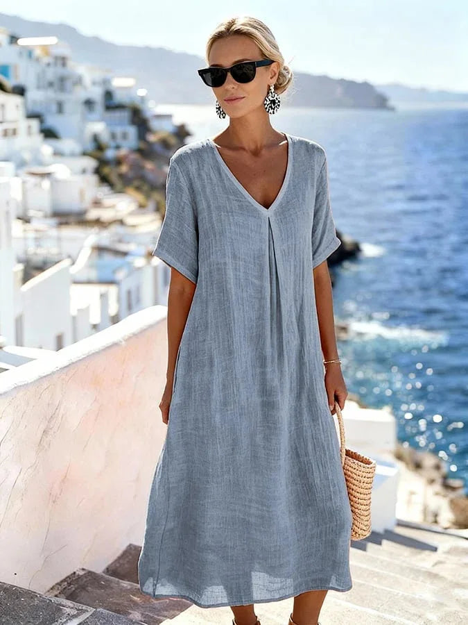 Carolina | Loose-fitting maxi dress 8