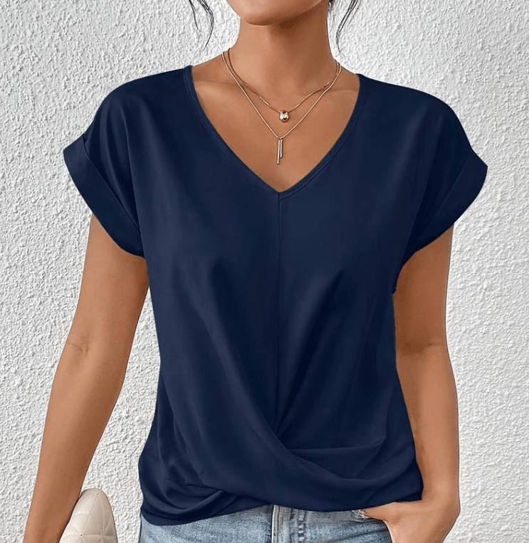Carolyn | Women's Blouse with Elegant V-Neck Design 1