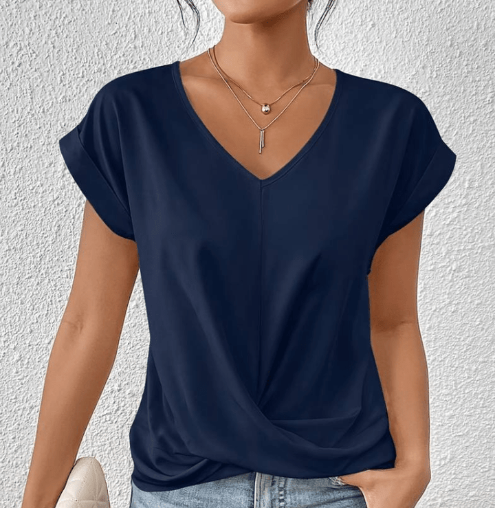 Carolyn | Women's Blouse with Elegant V-Neck Design 1