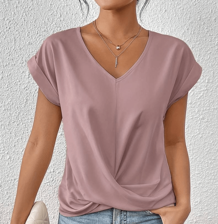Carolyn | Women's Blouse with Elegant V-Neck Design 3