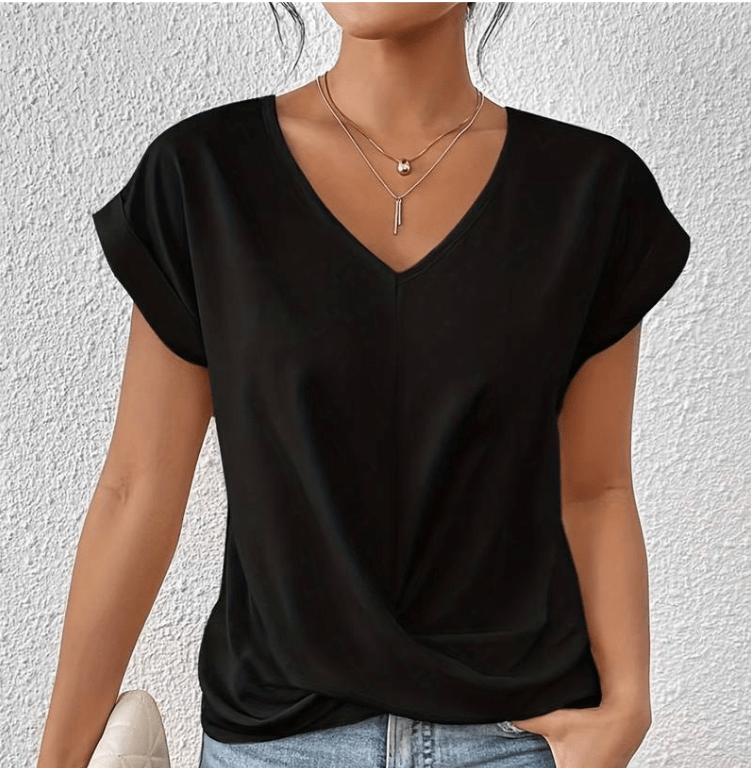 Carolyn | Women's Blouse with Elegant V-Neck Design 5