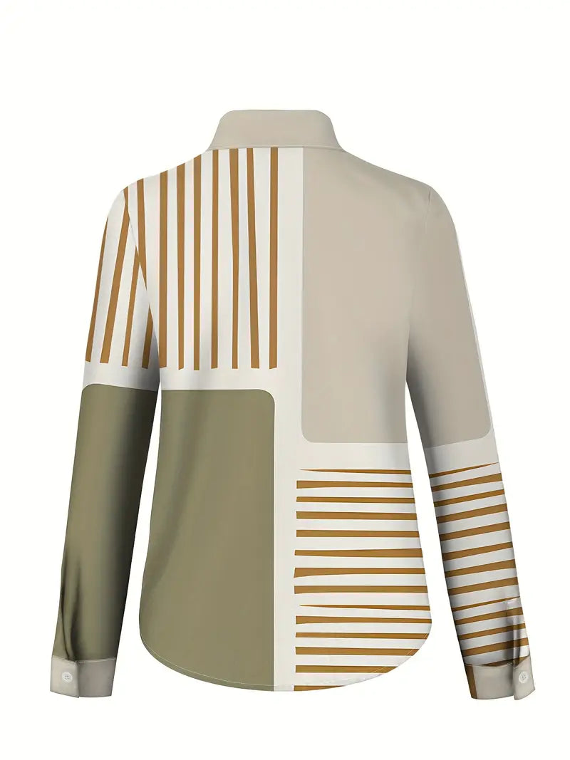 Ceravine™ Geometric Blouse 1