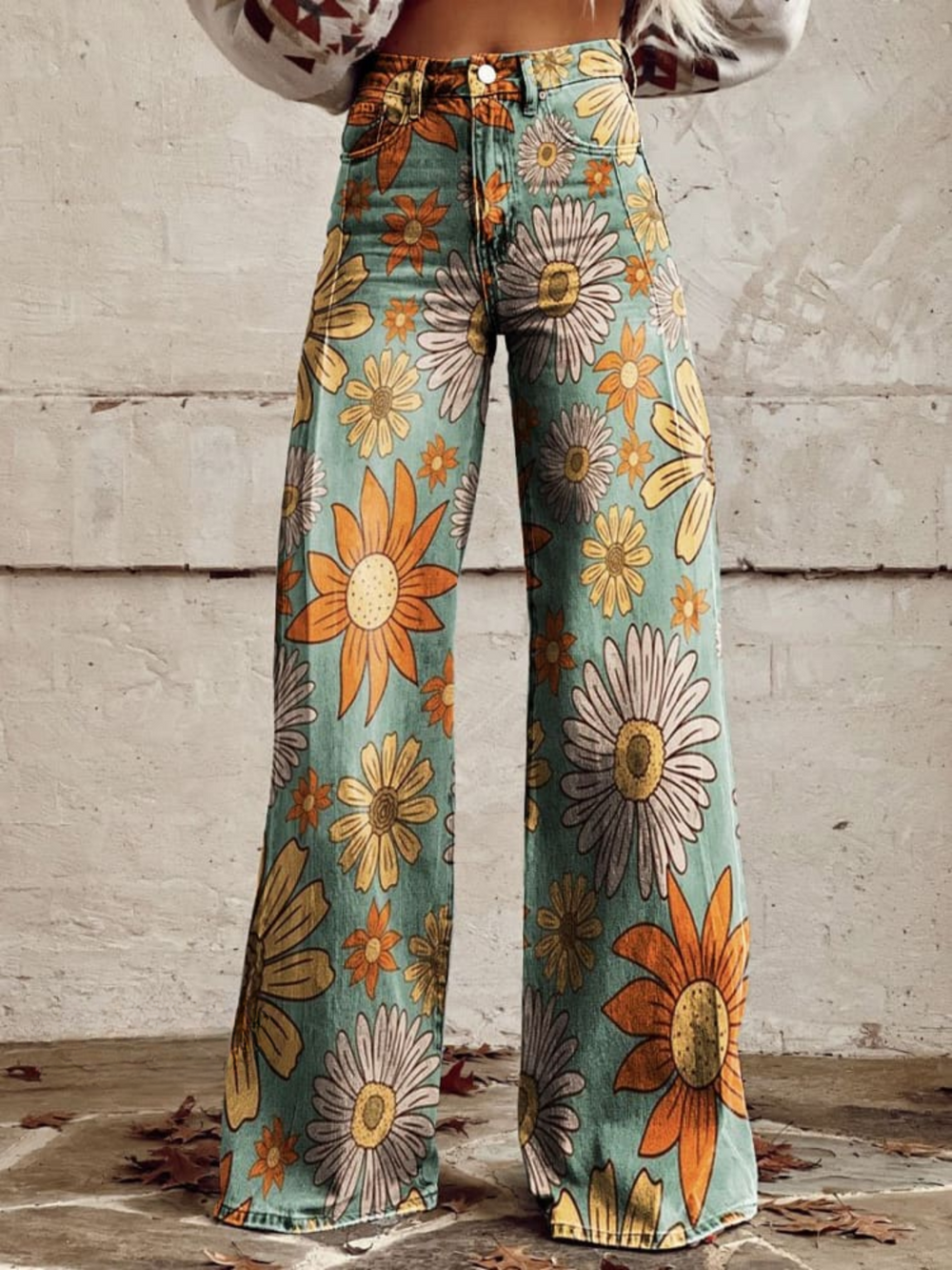 Cirilla - Palazzo Pants Floral 1