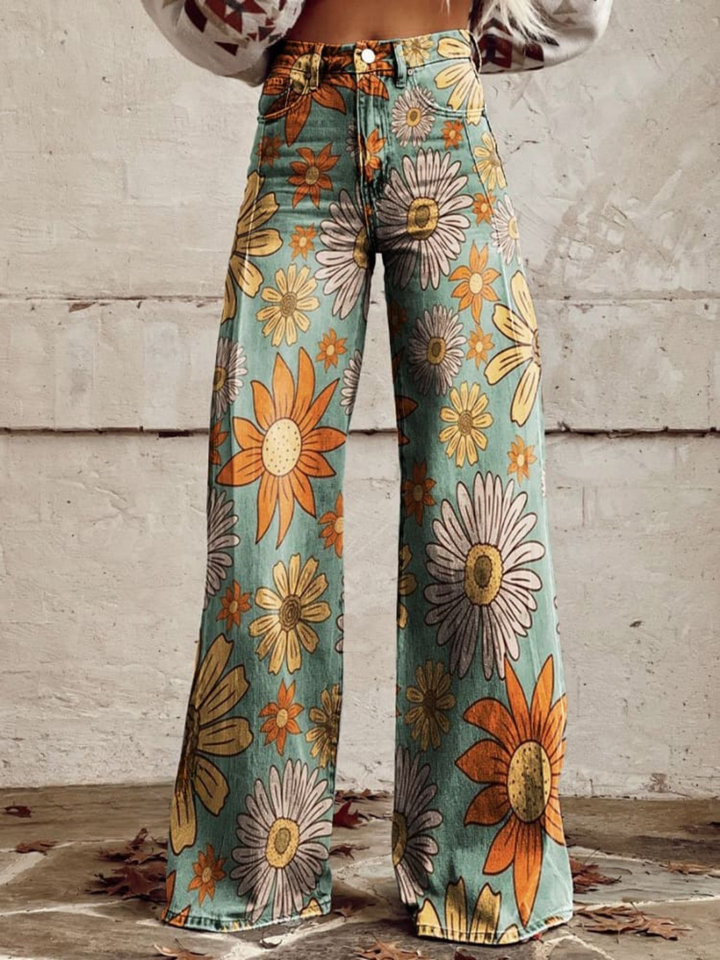 Cirilla - Palazzo Pants Floral 1