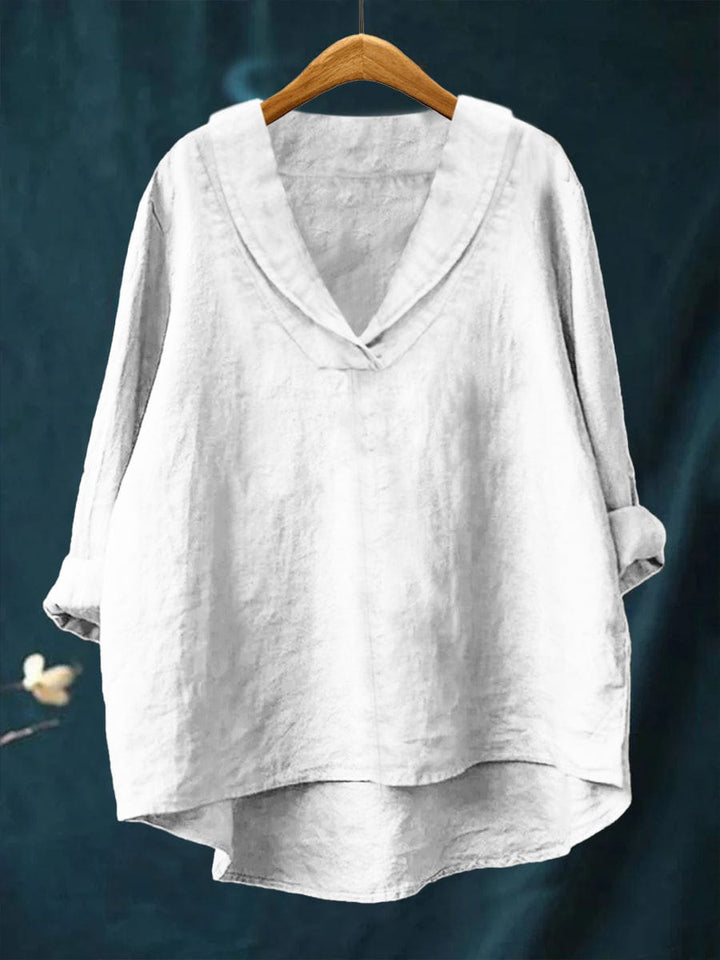 Claudia | White Blouse for Women, Elegant Summer Top 3