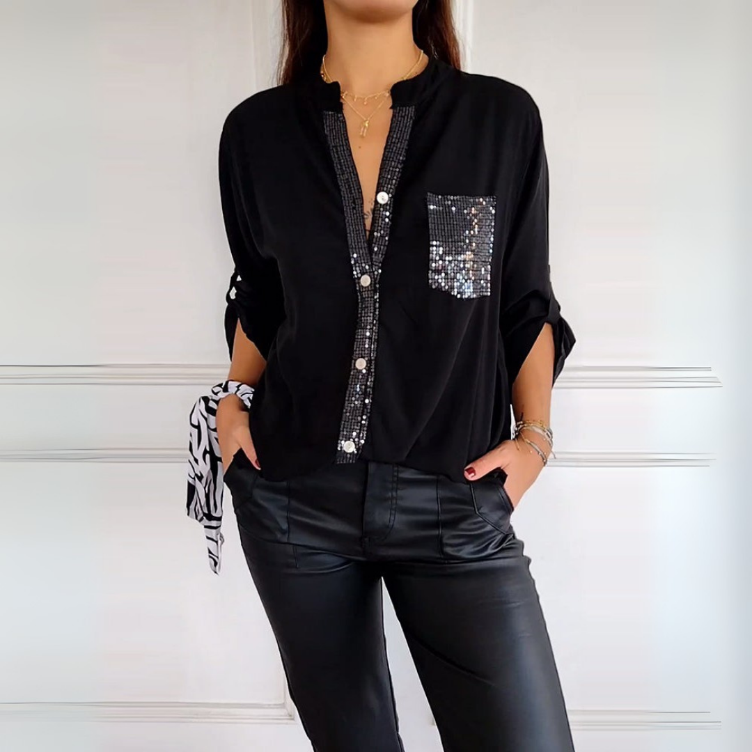 DAELINA™ | CASUAL PANELLED TOP 0