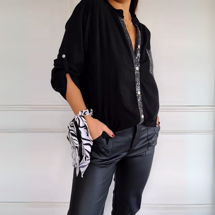 DAELINA™ | CASUAL PANELLED TOP 1