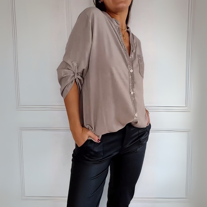 DAELINA™ | CASUAL PANELLED TOP 3