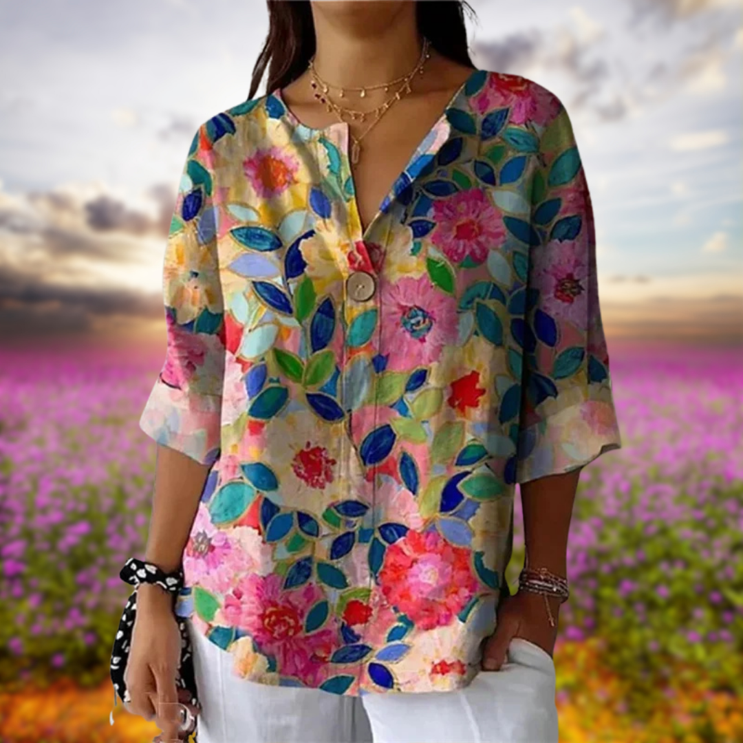 EVARELLE™ | FLORAL BLOUSE 1
