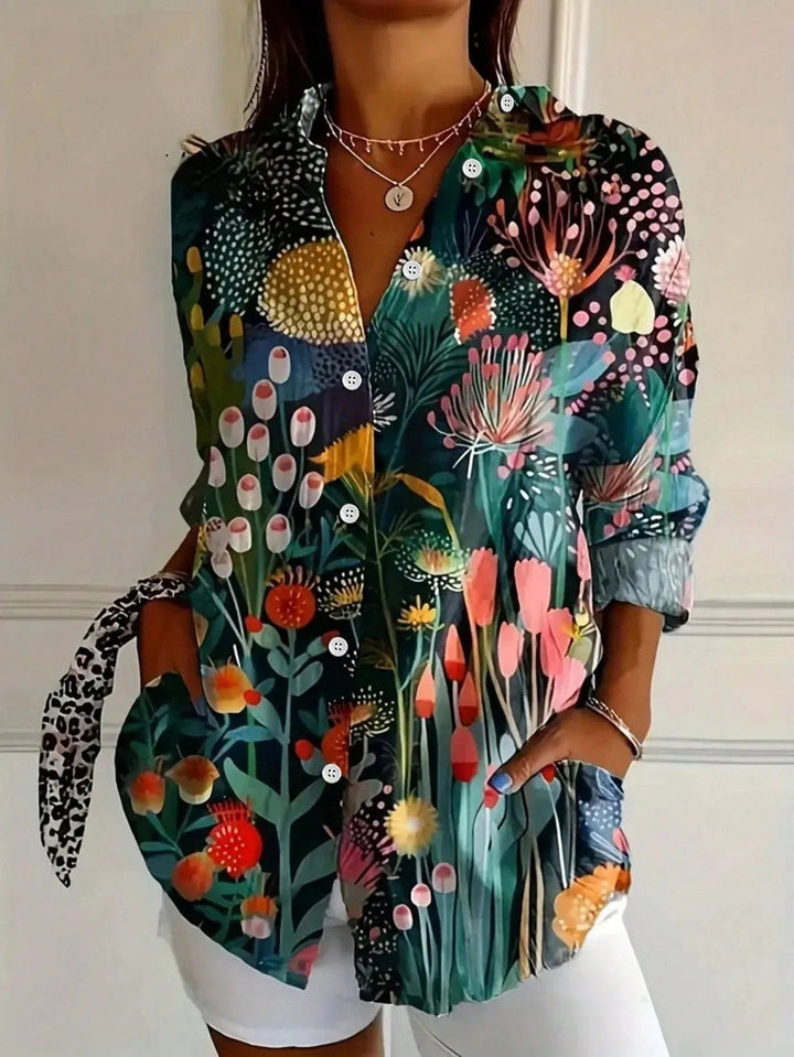 Elanora™ Colourful Blouse with Playful Print 2
