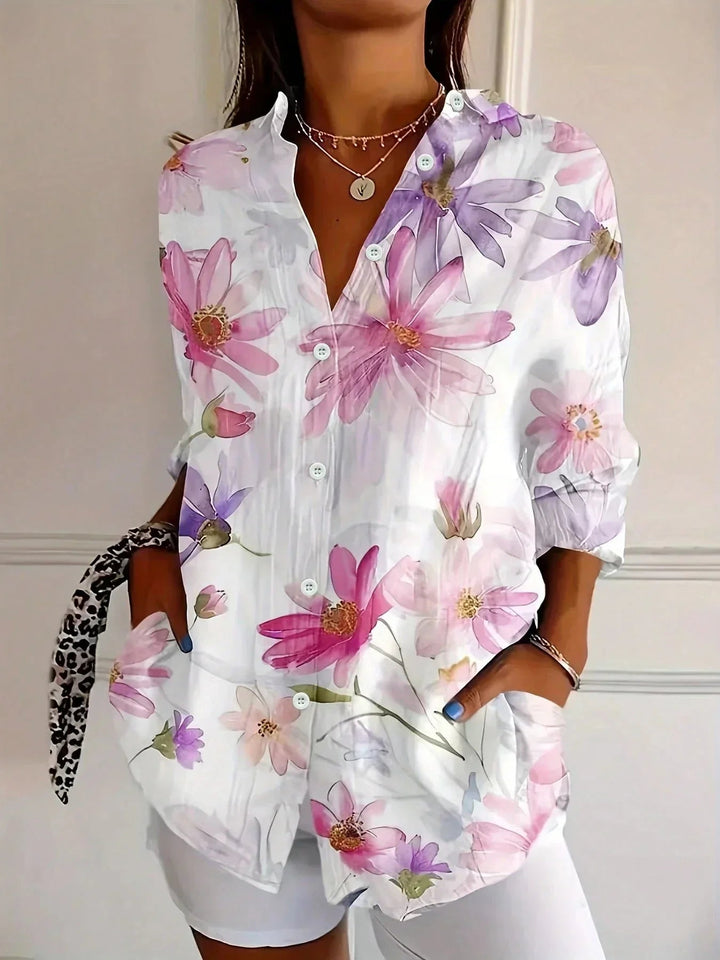 Elanora™ Colourful Blouse with Playful Print 3