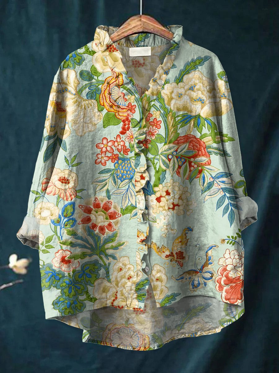 Elena | White Blouse with Puff Sleeves for Women 0