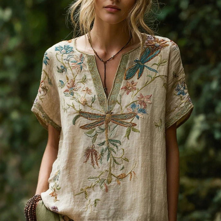 Florina™ Vintage Floral Print Blouse 0