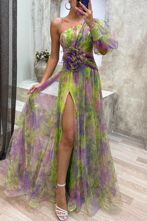 Grace | Summer Escape Beauty Floral Pleated Maxi Dress 1