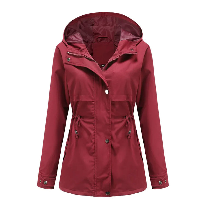 Lydia | Hooded Windbreaker Waterproof Coat