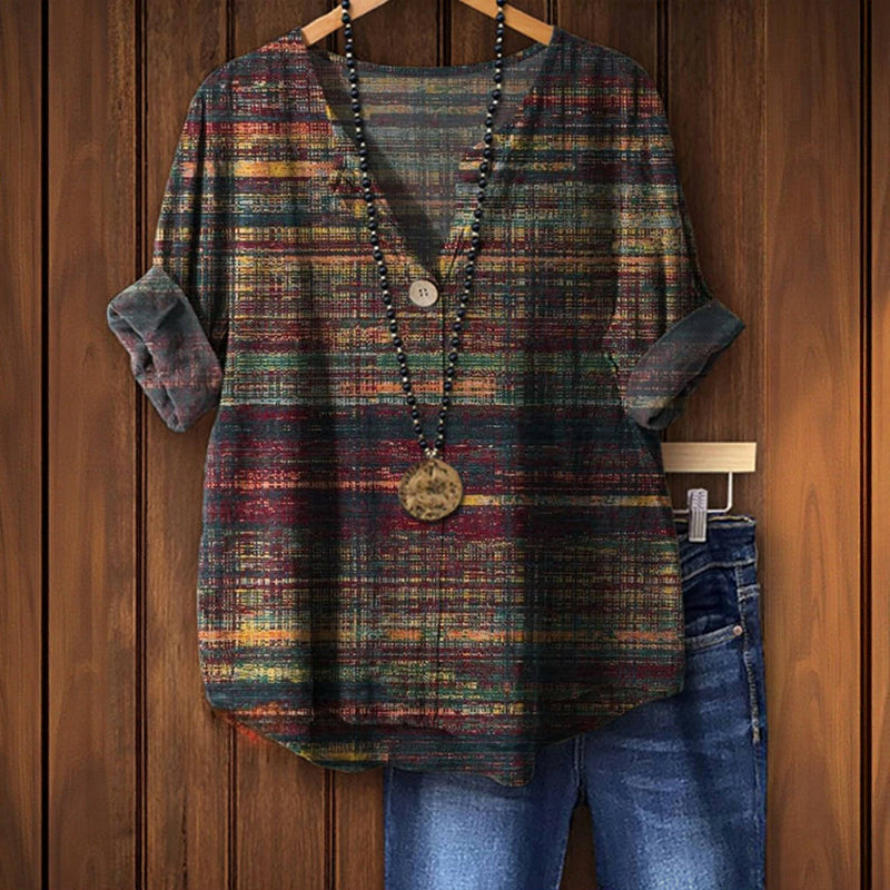 Ismara™ | Vintage Colourful Blouse 1