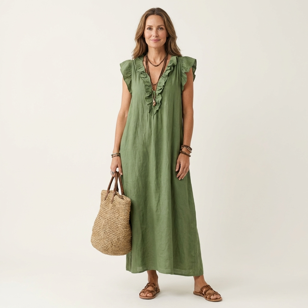 Josette | Floral Maxi Dress for Women 4