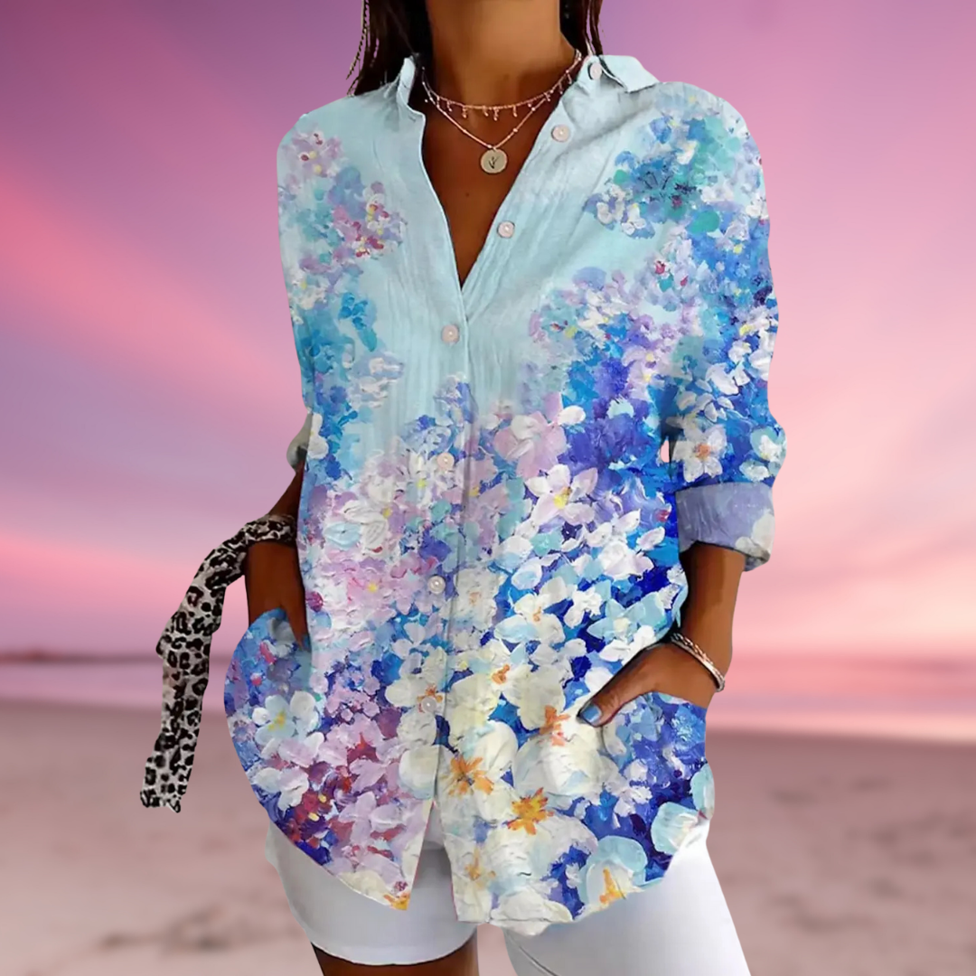 LYENORA™ | SUMMER FLORAL BLOUSE 0