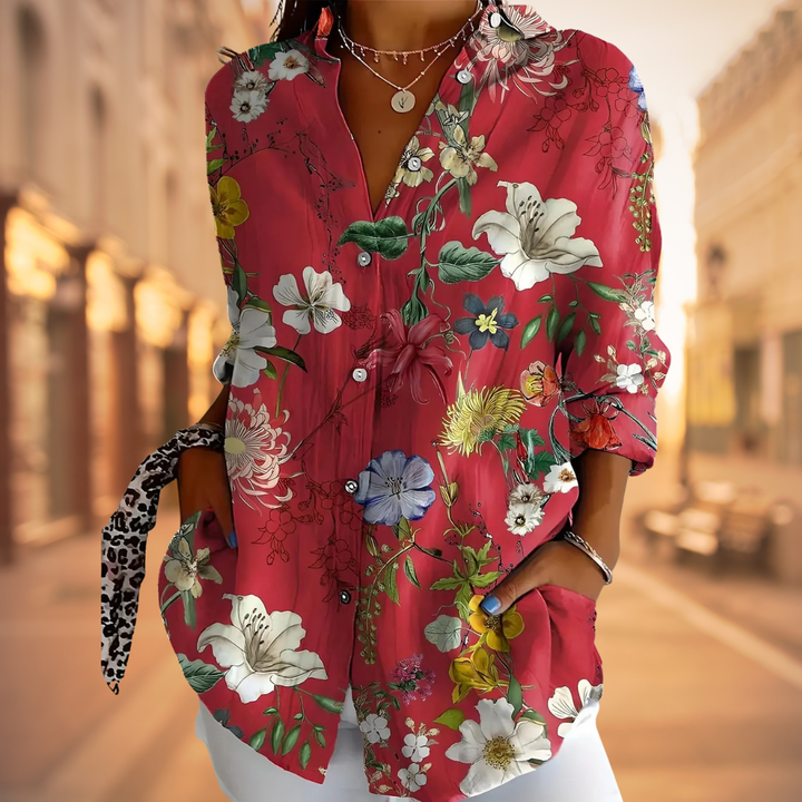 LYSANDRA™ | FLORAL PRINT BLOUSE 0