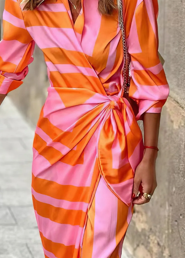 Miral™ | Elegant Wrap Summer Dress 6