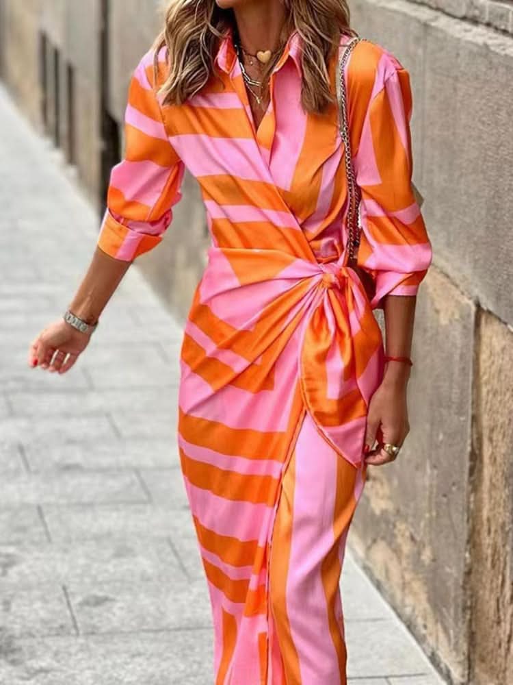 Miral™ | Elegant Wrap Summer Dress 8