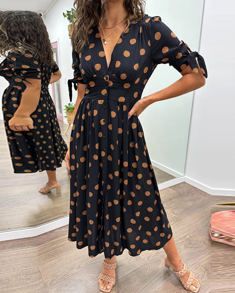 Monique™ | Timeless Polka Dot Dress 0