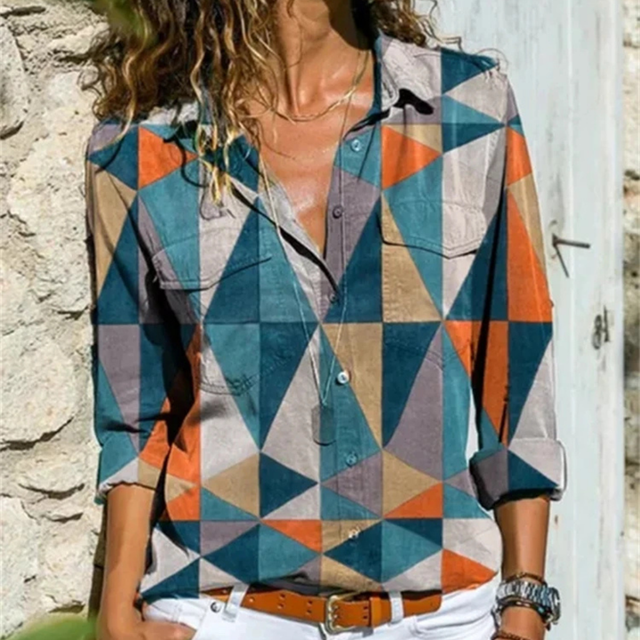 NAELIA™ | ELEGANT LOOSE-FIT BLOUSE 0