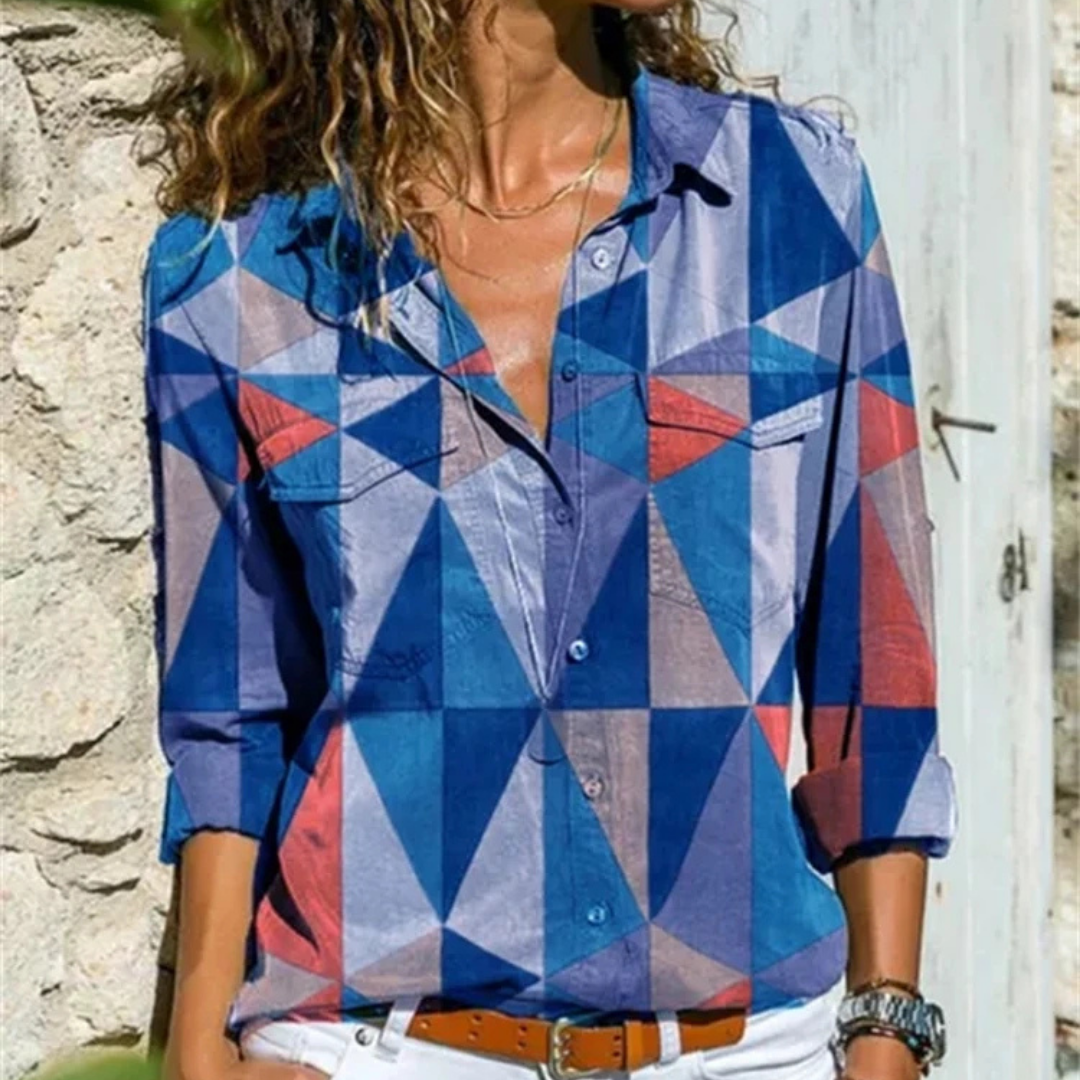 NAELIA™ | ELEGANT LOOSE-FIT BLOUSE 1