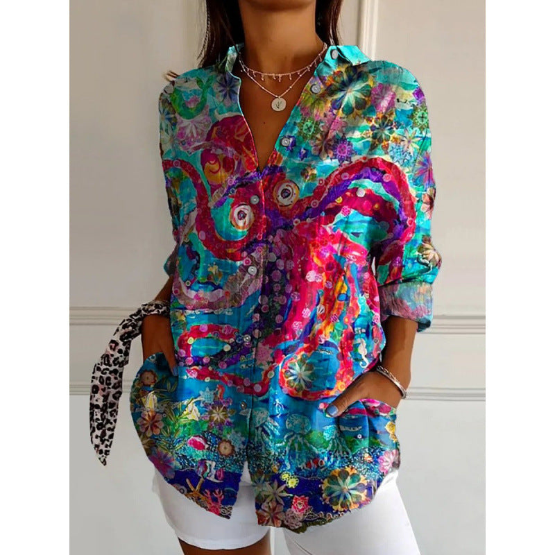 Nerina™ | Ocean Blouse 1