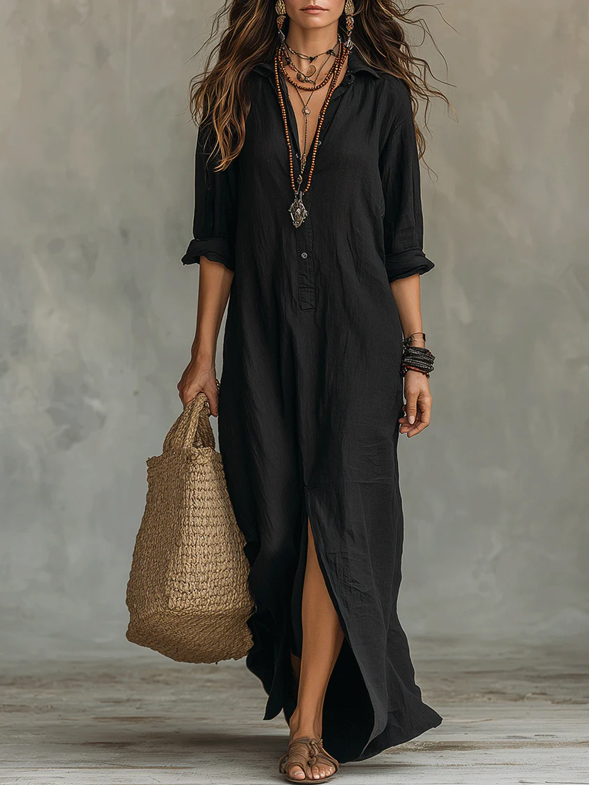 Soline | Elegant Long Sleeve Dress for Women 0