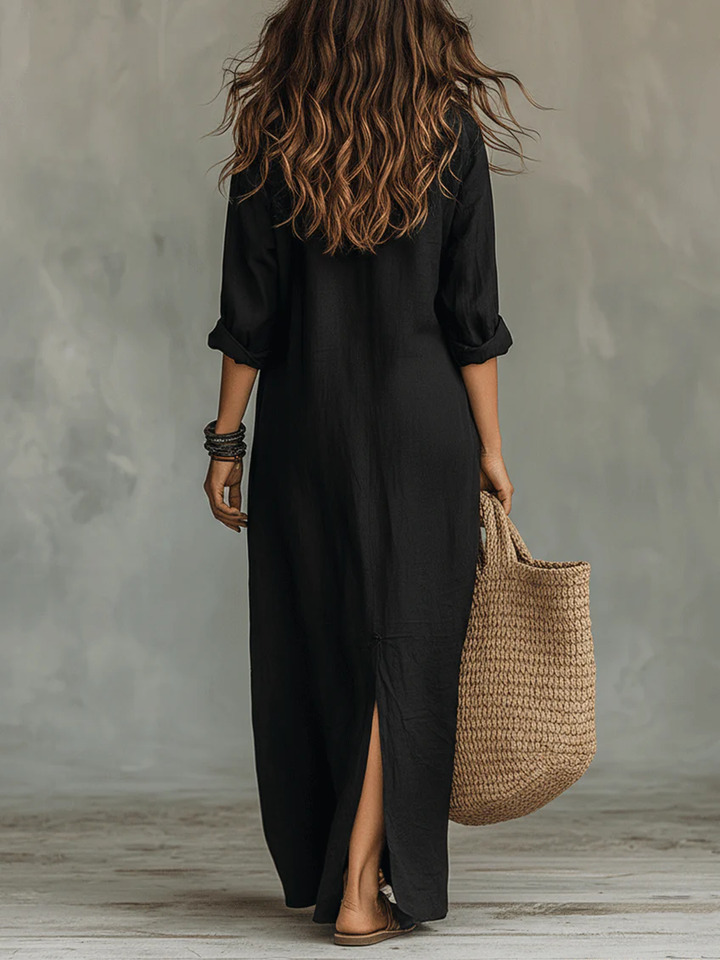 Soline | Elegant Long Sleeve Dress for Women 2