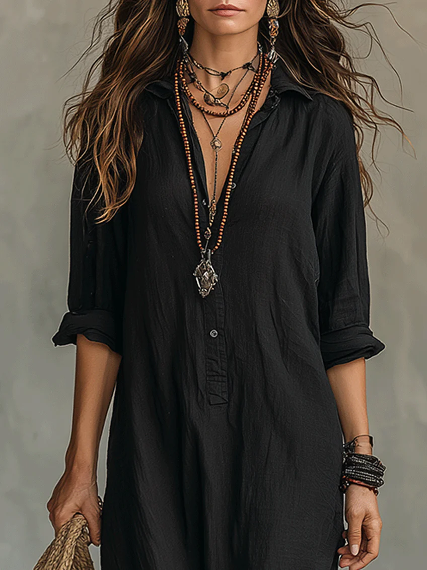 Soline | Elegant Long Sleeve Dress for Women 3