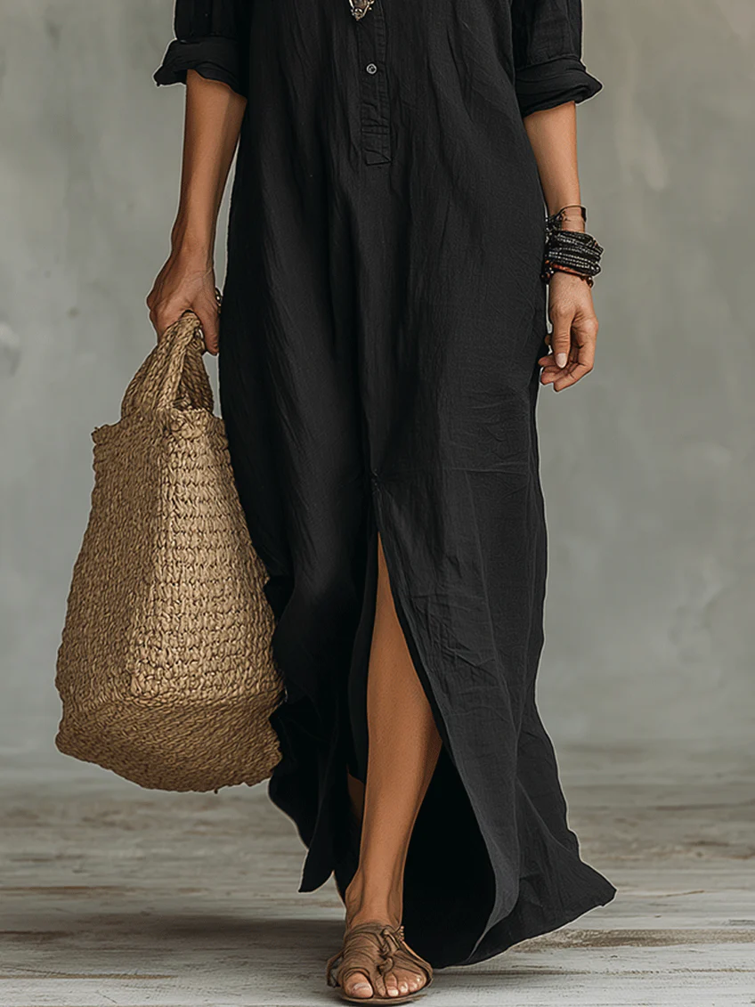 Soline | Elegant Long Sleeve Dress for Women 4
