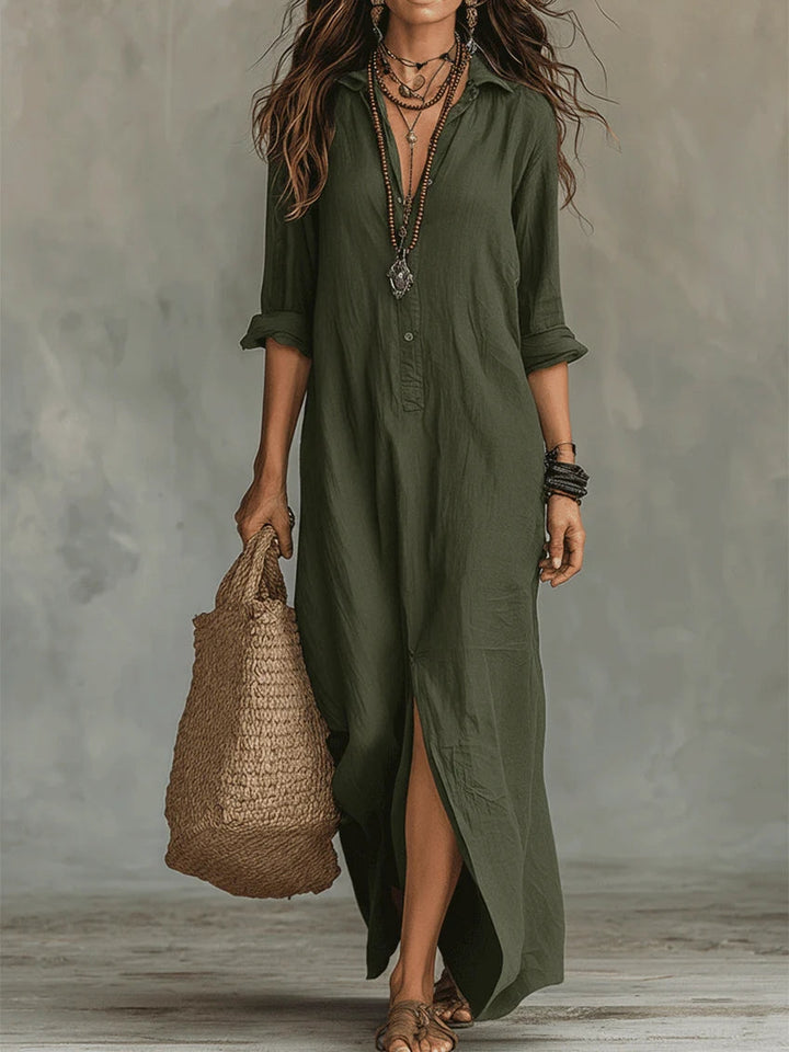 Soline | Elegant Long Sleeve Dress for Women 6