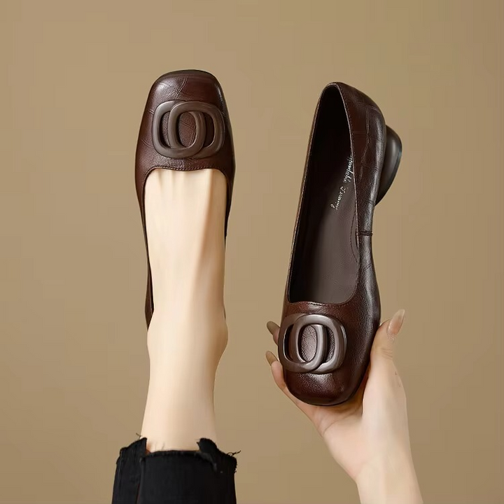 Sophia | Elegant Black Ballet Flats 1